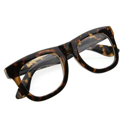 Thick Rimmed Frame Plastic Nerd Geek Horn Rimmed Uv400 Glasses Sunglass La