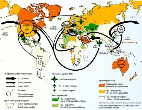 Immigration World Map