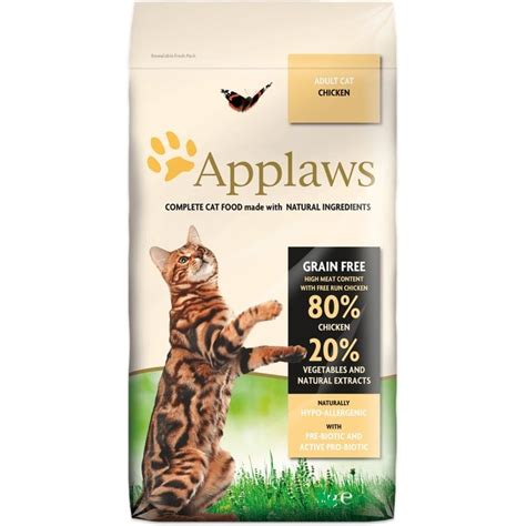 Natural cat and dog food www.applaws.co.uk. Applaws Grain Free Adult Cat Food Chicken 400g | Feedem
