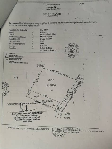 Tanah pertanian 1 ekar 2 rood 10.0000 pole pagoh. Tanah 14 Ekar Tepi Jalan, Lubok Jong, Pasir Mas, Kelantan ...