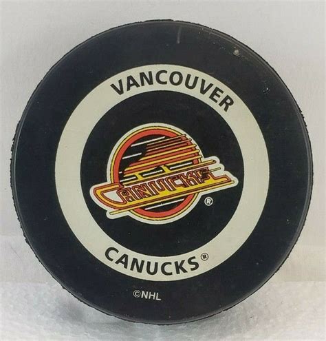 vancouver canucks nhl hockey puck bettman inglasco canada vancouvercanucks canucks vancouver
