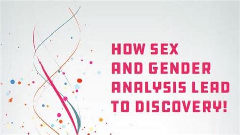 How Sex And Gender Analysis Lead To Discovery Epfl