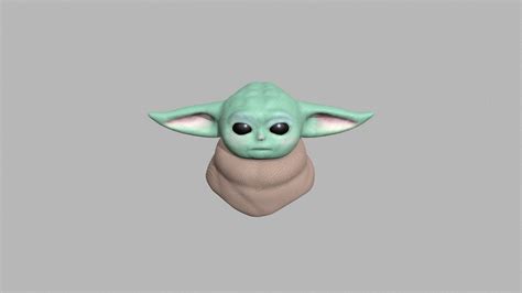 Baby Yoda Download Free 3d Model By Leon Da Kimchi Dakimchi
