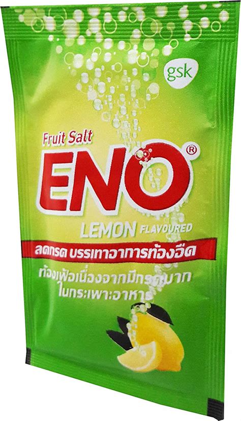 eno 30 packets of eno sparkling antacid relief lemon flavoured fruit salt for indigestion
