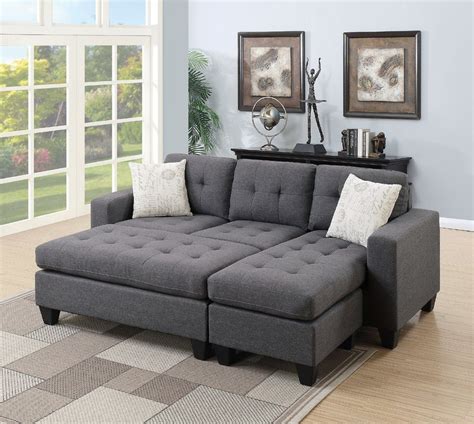 Beautiful Sectional Sofa With Chaise And Sleeper Gray Couch