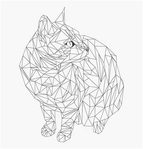 Geometric Animal Drawing At Getdrawings Geometric Line Art Animals