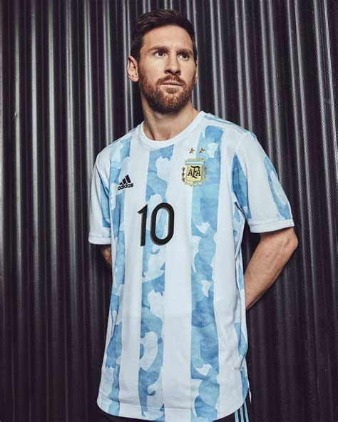 Lionel Messi Argentina Copa America Champions Match Home Soccer Jersey