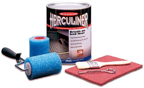 They also help to protect the bed from rust. Herculiner Black Brush-On Truck Bed Liner Kit (Gallon) - PEKHCL1B8