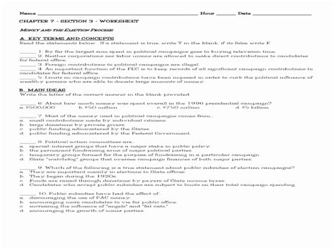 Students will complete the icivics lesson. 50 the Electoral Process Worksheet | Chessmuseum Template ...