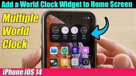 How To Add World Clock To Home Screen