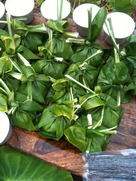 Lau Lau - Instead of ti leaf, I wrap in foil and cook them in the crock