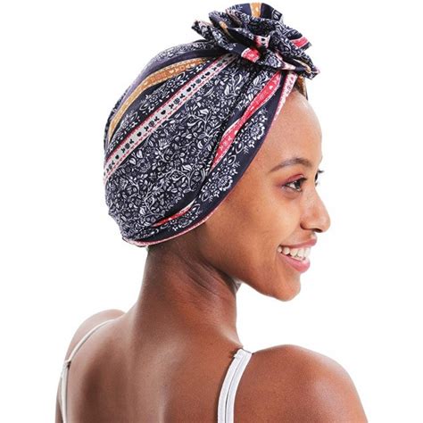 Cotton Turbans For Women Flower Knot Headwrap Pre Tied Bonnet Boho