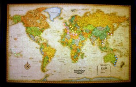 National Geographic World Executive Explorer Illuminated Map Free