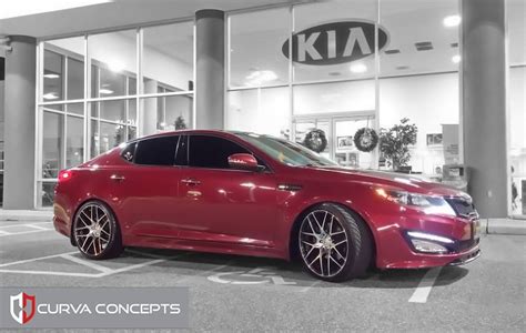 Curva Wheels On Twitter Kia Optima C 7 Black Machined Face Nice