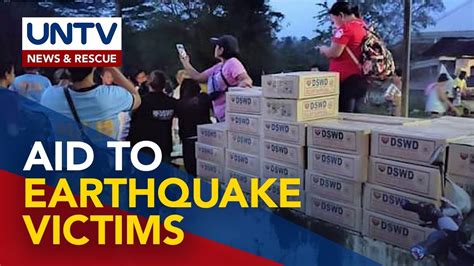 dswd assures assistance to lgus families affected by earthquake in surigao del sur youtube