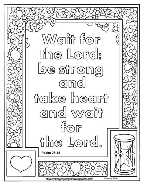 Free Printable Coloring Page On The Psalms Peytontemadden