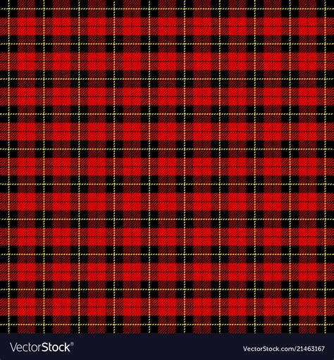 Tartan Pattern Scottish Cage Background Royalty Free Vector