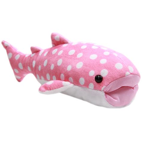 Amuse Whale Shark Stuffed Animal Pink White