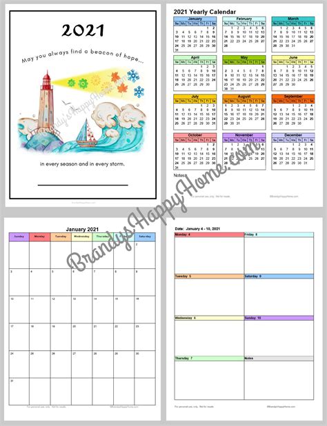Free Printable 2021 Pocket Calendars Calendar Printables Free Blank