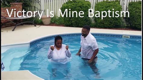 Swimming Pool Baptism Can You Be Baptized In A Swimming Pool Youtube