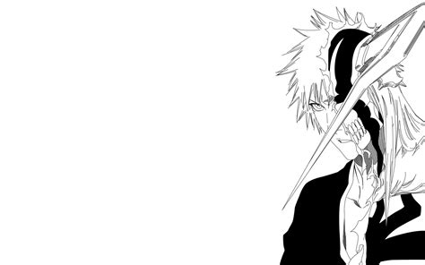 Cool Anime Characters Black And White Wallpapers Wallpaper Cave