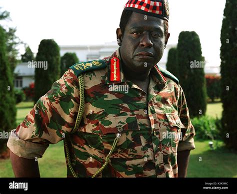 THE LAST KING OF SCOTLAND FOREST WHITAKER As Idi Amin Date 2006 Stock