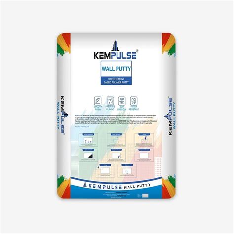 Kempulse Cement Based Wall Putty Powder 40 Kg At Rs 650bag In Jaipur