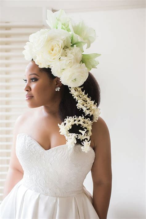 Check out this list of wedding updos, tops knots, afros, and cornrows. 20 Natural Wedding Hairstyles for The Naturally Glam Bride ...