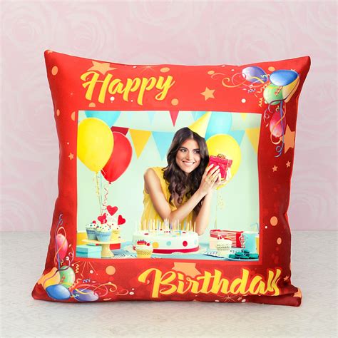 Happy Bday Custom Pillow Personalized Birthday Ts