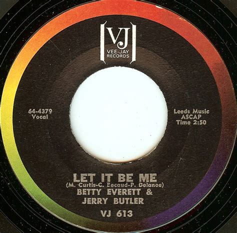 Betty Everett And Jerry Butler Let It Be Me 1964 Vinyl Discogs