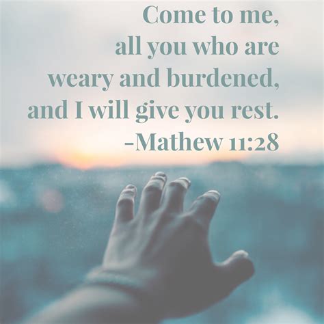 Growing Up In The Word : Rest For Weary Souls