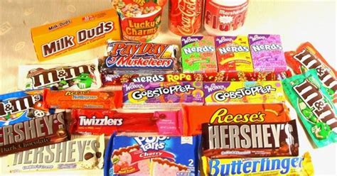 Most bars have chocolate, some sort of filling, and plenty of extras, which put them above everything else. American Candy!