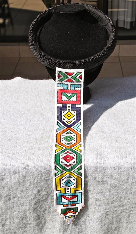 African Ndebele Beaded Necklace Neck Ring Black Etsy