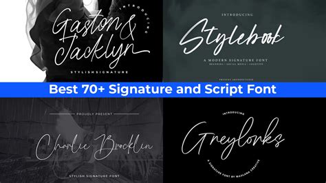 70 Best Signature Font And Script Font Download