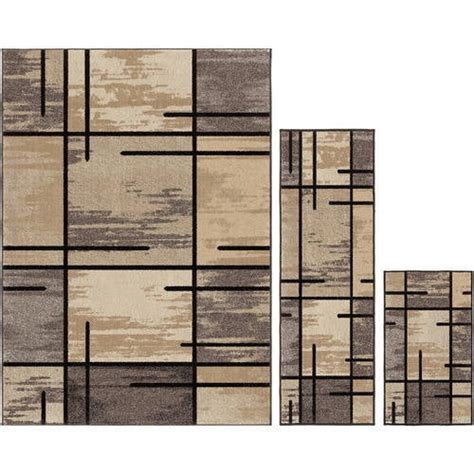 Better Homes And Gardens Spice Grid 3 Pieces Area Rug Set