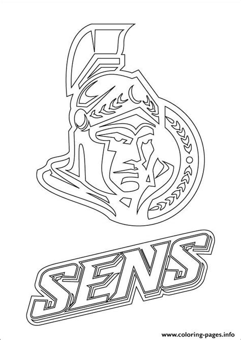 Edmonton Oilers Coloring Pages Learny Kids