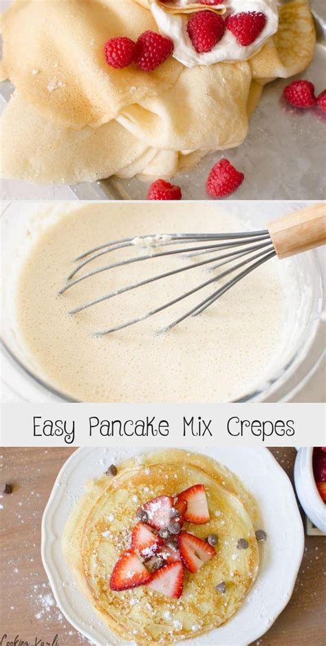 Easy Pancake Mix Crepes Cake Easy Pancake Mix Sweet Crepes