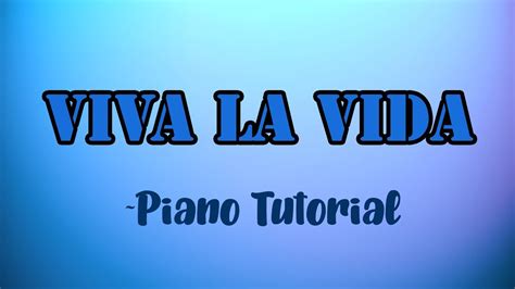 This is cold play viva la vida. Viva la vida - Coldplay (Piano tutorial) - YouTube