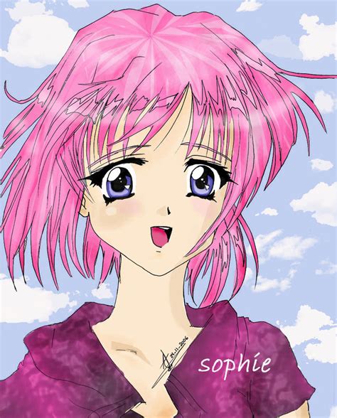 My First Anime Drawing By Sophie Chan On Deviantart