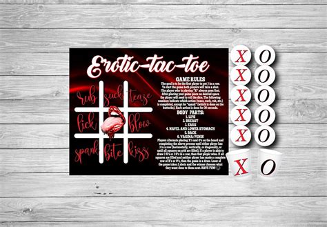Erotic Tic Tac Toe Game For Couples Drinking Sexy Kinky Adults Only