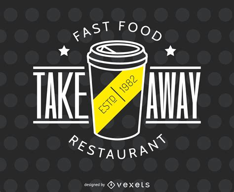 The first step to a successful restaurant business is creating an effective restaurant business plan. Take Away Restaurant Logo - Vector Download