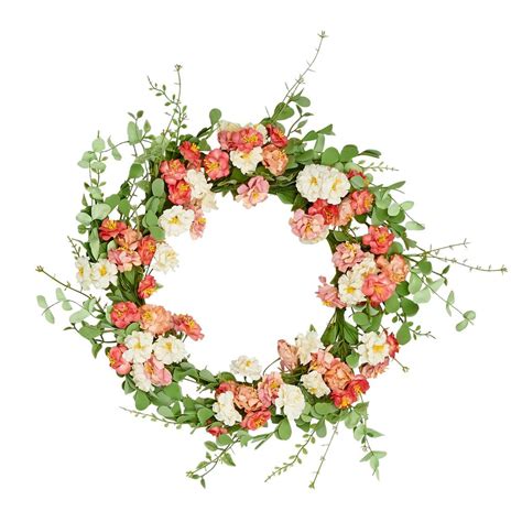 Worth Imports 22 In Pastel Flower Wreath 3275 The Home