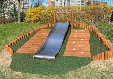 Slides For Playgrounds And Slopes Outdoor Playscapes Landscaping A