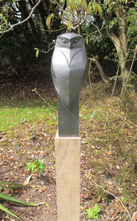 Little Owl Sculpture — Bird Sculpture By Paul Harvey