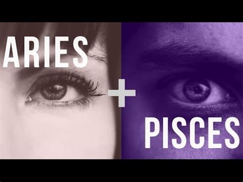 Although you might think that aries is the stronger sign, cancer actually holds the emotional power here, and will sulk or withdraw from aries when the going gets tough. Aries & Pisces: Love Compatibility - YouTube