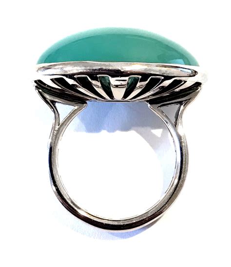 Ring 904 Aquaprase In 18kt White Gold Michael Alexander Jewelry
