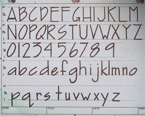 Architectural Lettering Fonts Handwriting Alphabet Pretty Handwriting