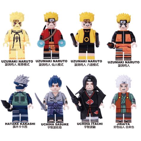 Lego Naruto Pack 8 Figures Nrt2912 Naruto Shippuden Store