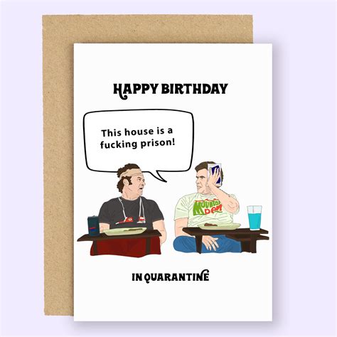 Greeting cards are one of life's greatest. Pin on Self-isolation birthday card