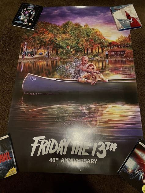 Poster Friday The 13th Scream Factoryshout Factory Raro Ebay